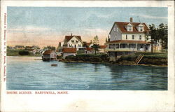 Shore Scenes Harpswell, ME Postcard Postcard