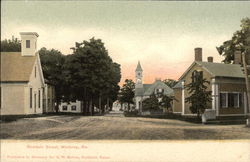 Bowdoin Street Winthrop, MA Postcard Postcard