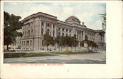 Public Library and Museum Postcard