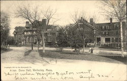 Dana Hall Wellesley, MA Postcard Postcard