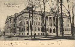 New High School Syracuse, NY Postcard Postcard