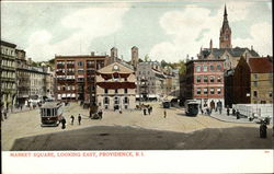 Market Square, Looking East Postcard