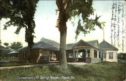 Canteen and Old Spring House Postcard