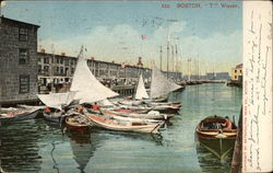 T Wharf Postcard