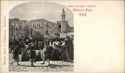 Market Place in Bethlethem, Palestine, Jerusalem Views, World Postcard