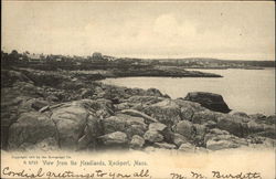 View from the Headlands Rockport, MA Postcard Postcard