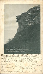 Old Man of the Mountain Postcard