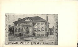 Carnegie Public Library Dover, NH Postcard Postcard