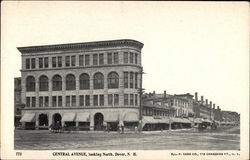 Central Avenue Looking North Postcard