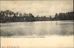 Lake Gardner, Moosehillock in the distance Postcard