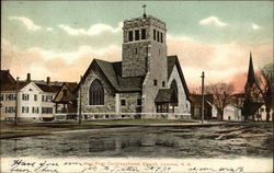 New First Congregational Church Postcard