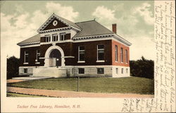 Tucket Free Library Henniker, NH Postcard Postcard