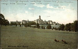 Asylum Worcester, MA Postcard Postcard