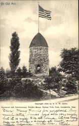 Provincial and Revolutionary Powder House, Nathan Tufts Park Somerville, MA Postcard Postcard