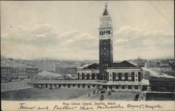 New Union Depot Seattle, WA Postcard Postcard