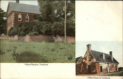 Nelson Mansion, Oldest House in Yorktown Postcard