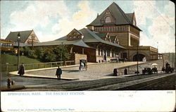 The Railway Station Postcard