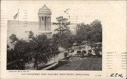 Soldiers' and Sailors' Monument Postcard