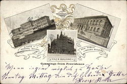 View of Providence Postcard