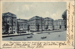 The Pattington, Irving Park Boulevard and the Lake Shore Postcard