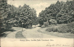 Lower Drive, Gordon Park Cleveland, OH Postcard Postcard