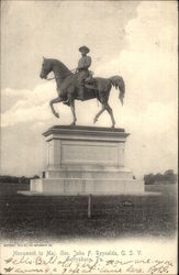 Monument to Maj. Gen. John F. Reynolds U.S.V Gettysburg, PA Postcard Postcard