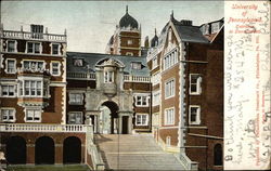 University of Pennsylvania, Entrance to Dormitories Postcard