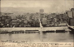 New Pittsburg Sky-Line taken from Mt. Washington Postcard