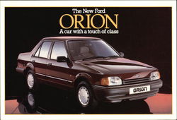 The New Ford Orion, A Car With a Touch of Class Cars Postcard Postcard