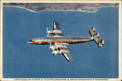 Trans-Canada Air Lines - TCA Super Constellation Skyliner Aircraft Postcard Postcard