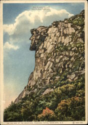 The Old Man of the Mountains, Franconia Notch, White Mts, N.H New Hampshire Postcard Postcard