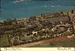 Aerial View of Polynesian Cultural Center Laie, HI Postcard Postcard