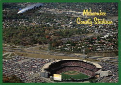 Milwaukee County Stadium Postcard