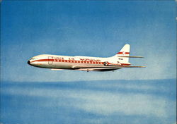 Tunis Air - Caravelle Postcard