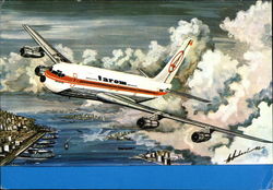 Boeing 707 Postcard