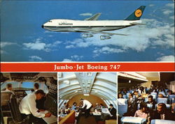 Jumbo-Jet Boeing 747 Aircraft Postcard Postcard