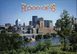 The Flood of 1993 St. Paul, MN Postcard Postcard