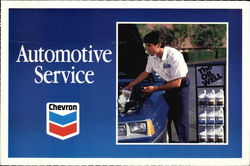 Chevron Automotive Service Postcard