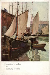 Gloucester Harbor Postcard