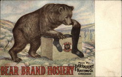 Bear Brand Hosiery Made by Paramount Knitting Co., Chicago Postcard