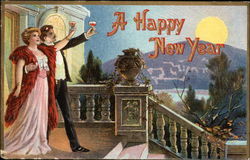 A Happy New Year Postcard