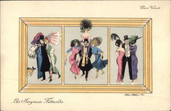 Les Joyeux Fetards, Paris Vivant Postcard