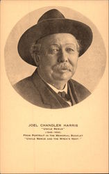 Joel Chandler Harris, Uncle Remus, 1848-1908 Authors & Writers Postcard Postcard