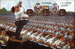 Freiubung - Hofbrauhaus Munchen, Germany Breweriana Postcard Postcard