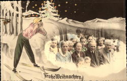 Frohe Weihnachten Postcard