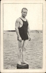 Harold "Whitey" Packman, Deep Sea Diver Postcard