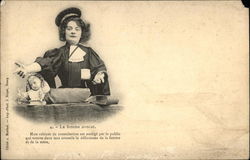 La Femme Avocat, Avec La Delicatesse de La Mere Postcard