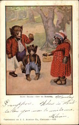 Busy Bears - Off to School Postcard Postcard