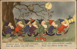 Seven Dwarfs Postcard