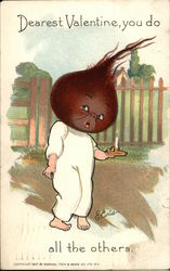 Dearest Valentine, You do "Beet" All the Others Postcard